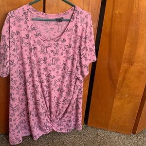 Torrid twist tie mermaid top 4x